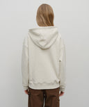 CREST CRACK LOGO OVERSIZED HOODIE IN OATMEAL image 3