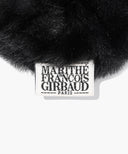 CLASSIC LOGO FUR SCRUNCHIE IN BLACK image 3