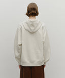 VINTAGE STAMP GRAPHIC HOODIE (BRUSHED) IN OATMEAL image 3