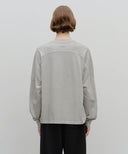 INCISION DYEING LONG SLEEVE IN GRAY image 3