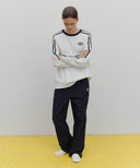 MARITHÉ SPORT NYLON TRACK PANTS IN NAVY image 3