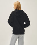 CLASSIC LOGO EMBROIDERY HOODIE IN BLACK BLACK image 3