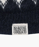 FAIRISLE BEANIE IN NAVY image 3