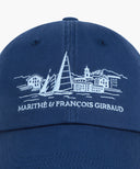 SAILING GRAPHIC COVERED CAP IN DARK BLUE image 5