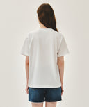 MARINE DRAWING DOODLE GRAPHIC TEE IN WHITE image 3