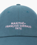 LETTERING LOGO BALL CAP IN STONE BLUE image 3