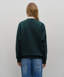 CLASSIC LOGO SWEATSHIRT IN DARK TEAL image 3