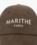 REGULAR LOGO BRUSHED COTTON COVERED CAP IN BROWN image 3