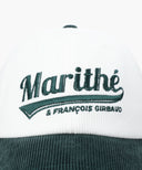 VINTAGE LOGO CORDUROY COVERED CAP IN DARK GREEN image 3