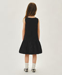 KIDS W BUBBLE SLEEVELESS ONEPIECE IN BLACK image 3