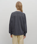 INCISION DYEING LONG SLEEVE IN NAVY image 9