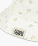 CLASSIC LOGO FLOWER BUCKET HAT IN IVORY image 3
