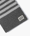 CLASSIC LOGO MUFFLER IN MELANGE GRAY image 3