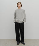 LOOSE FIT CREST SYMBOL SWEAT PANTS IN BLACK image 9