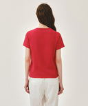 W AEROCOOL RESORT GRAPHIC TEE IN RED image 3