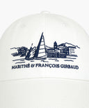 SAILING GRAPHIC COVERED CAP IN OFF WHITE image 3