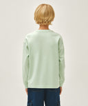 KIDS DOODLE CLASSIC LOGO LONG SLEEVE TEE IN MINT image 3