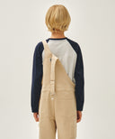 KIDS BEAR RAGLAN LONG SLEEVE TEE IN NAVY image 3