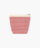 CLASSIC LOGO CHECK POUCH IN RED image 3