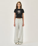 W MARINE EASY PANTS IN STRIPE image 6