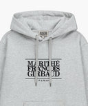 CLASSIC LOGO HOODIE IN LIGHT HEATHER GREY