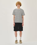 CLASSIC LOGO CARGO SWEAT SHORTS IN BLACK image 3