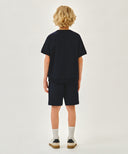 KIDS RAGLAN HALF SWEAT SET-UP IN NAVY image 3