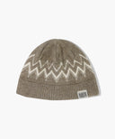 FAIRISLE BEANIE IN BEIGE image 7