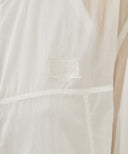 HOODED PACKABLE NYLON JACKET IN WHITE image 4