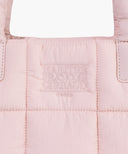 CLASSIC LOGO PADDING TOTE BAG IN BABY PINK image 4