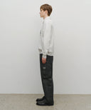 M WASHED CARGO PANTS IN CHARCOAL GREY image 4