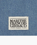 CLASSIC LOGO DENIM POUCH IN BLUE image 4