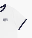 KIDS SMALL CLASSIC LOGO RINGER TEE IN WHITE image 4