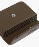 CLASSIC LOGO FLAP WALLET IN BROWN image 4