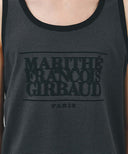 SHADOW CLASSIC LOGO SLEEVELESS IN CHARCOAL GREY image 4