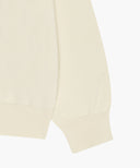 KIDS CLASSIC LOGO KNIT PULLOVER IN IVORY image 4