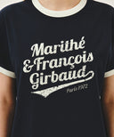 VINTAGE LOGO RINGER TEE IN NAVY image 4