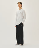 CLASSIC LOGO SWEAT PANTS IN BLACK image 4