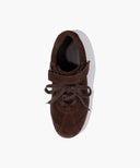 W LACE UP SUEDE SNEAKERS IN BROWN image 4