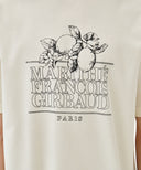 AEROCOOL LEMON CLASSIC LOGO TEE IN IVORY image 4