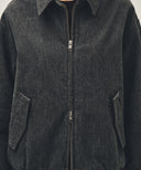 DENIM HARRINGTON JACKET IN GRAY image 10