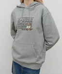 DOODLE CLASSIC BEAR HOODIE IN HEATHER GREY image 10