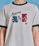 [MARITHE_DISNEY] MICKEY_FRENCH RINGER TEE IN WHITE image 4