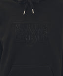 CLASSIC LOGO EMBROIDERY HOODIE IN BLACK BLACK image 4