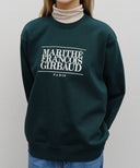 CLASSIC LOGO SWEATSHIRT IN DARK TEAL image 4