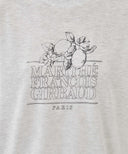 AEROCOOL LEMON CLASSIC LOGO TEE IN LIGHT HEATHER GREY image 4