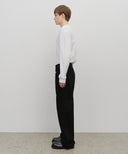 M HIGH STRAIGHT DENIM PANTS IN BLACK image 4
