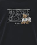 DOODLE CLASSIC LOGO LONG SLEEVE TEE IN NAVY image 4