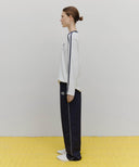 MARITHÉ SPORT NYLON TRACK PANTS IN NAVY image 4