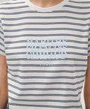 W CLASSIC LOGO CROP TEE IN DARK NAVY image 4